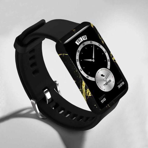 Huawei_Watch Fit_Graphite_Gold_Marble_4